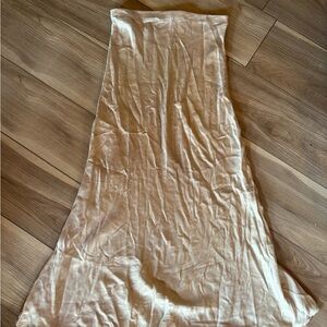 100% silk maxi skirt